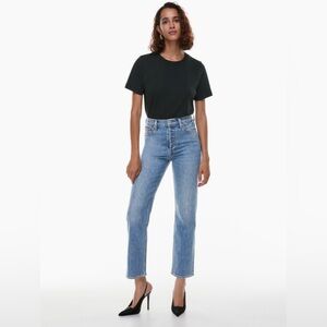 Aritzia Denim Forum The Arlo Hi-Rise Straight Jean in limited color size 27